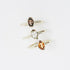 Partial Bezel Set Oval Prasiolite Ring in Yellow Gold